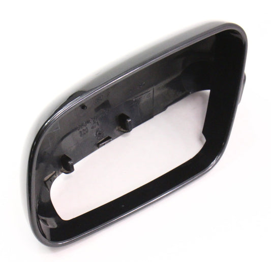LH Exterior Side View Mirror Cap Cover 99-02 Audi A4 B5 - Black - 8D0 857 507