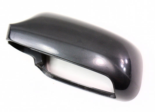 LH Exterior Side View Mirror Cap Cover 99-02 Audi A4 B5 - Black - 8D0 857 507