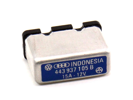 15A Thermal Fuse VW Audi Passat Jetta Golf Beetle A4 A6 Genuine - 443 937 105 B