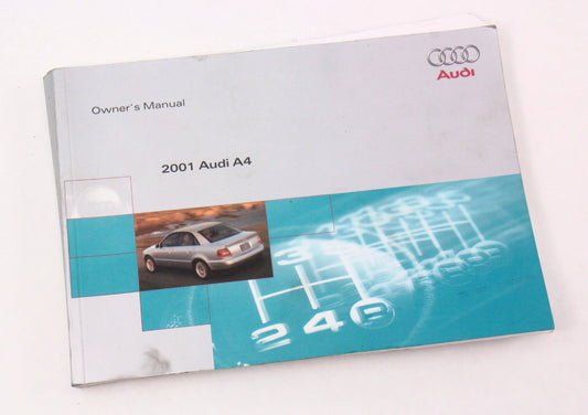 2001 Audi A4 B5 Owners Manual Case Operation Book - Genuine