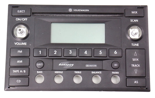 Stock Head Unit Radio Premium 6 Face Plate Buttons VW Jetta Golf Mk4 Passat