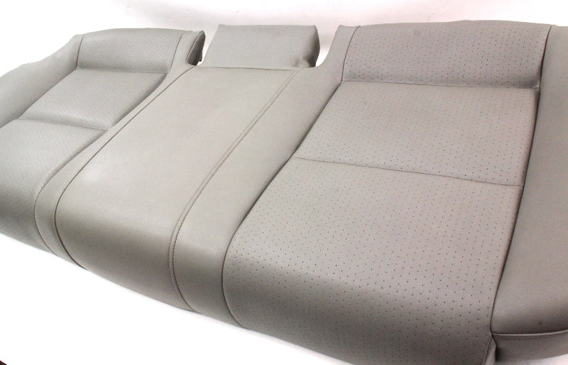 Heated Rear Seat Bench Lower Cushion 02-08 Audi A4 B6 B7 SEDAN - Grey Vinyl