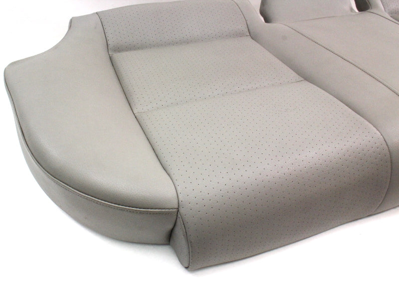 Heated Rear Seat Bench Lower Cushion 02-08 Audi A4 B6 B7 SEDAN - Grey Vinyl