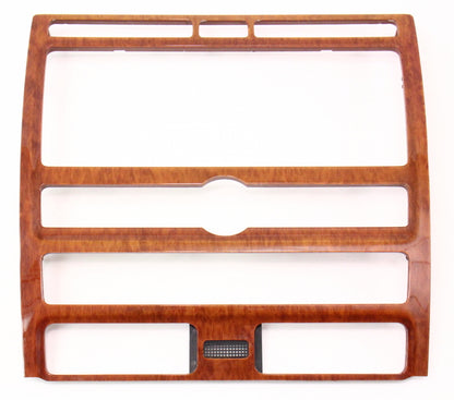 Center Dash Wood Trim 04-06 VW Phaeton - Genuine - 3D0 035 122 A