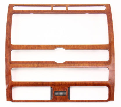 Center Dash Wood Trim 04-06 VW Phaeton - Genuine - 3D0 035 122 A