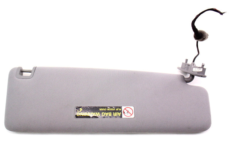 LH Sun Visor & Vanity Mirror 04-06 VW Phaeton - 3D0 857 551 J 3S3