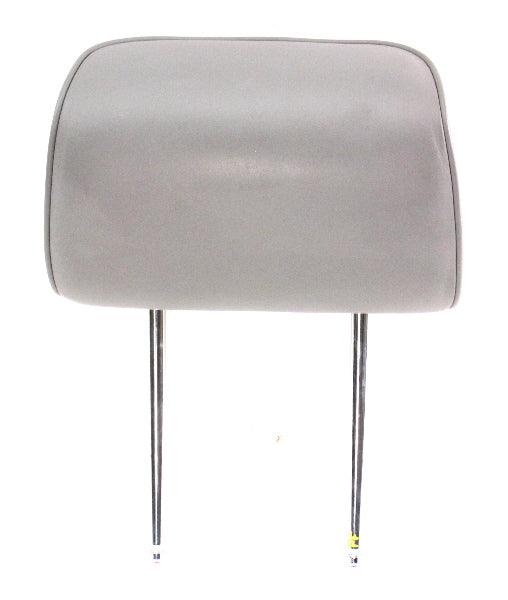 Front Seat Head Rest 04-06 VW Phaeton - Headrest - Grey Leather - Genuine