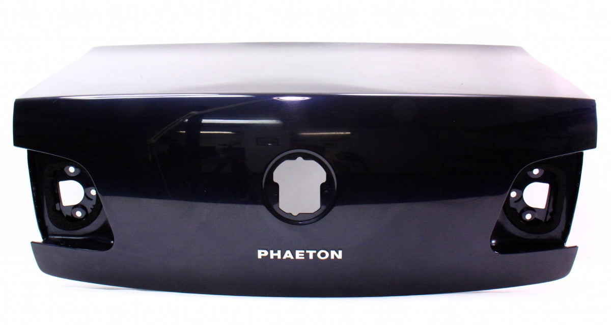 Trunk Deck Lid Boot 04-06 VW Phaeton LR5W Luna Blue Genuine - 3D5 827 173 C