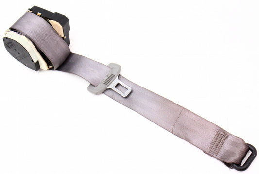 Center Rear Seat Belt Seatbelt 99-05 VW Jetta Golf GTI Mk4 Grey - 1J0 857 807 D