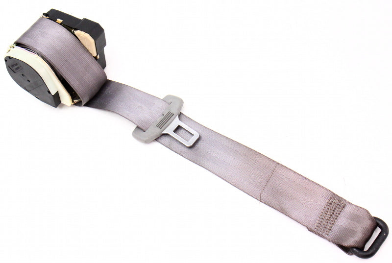 Center Rear Seat Belt Seatbelt 99-05 VW Jetta Golf GTI Mk4 Grey - 1J0 857 807 D