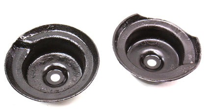 Rear Upper Spring Mount Plates 75-84 VW Jetta Rabbit Cabriolet MK1 - Genuine