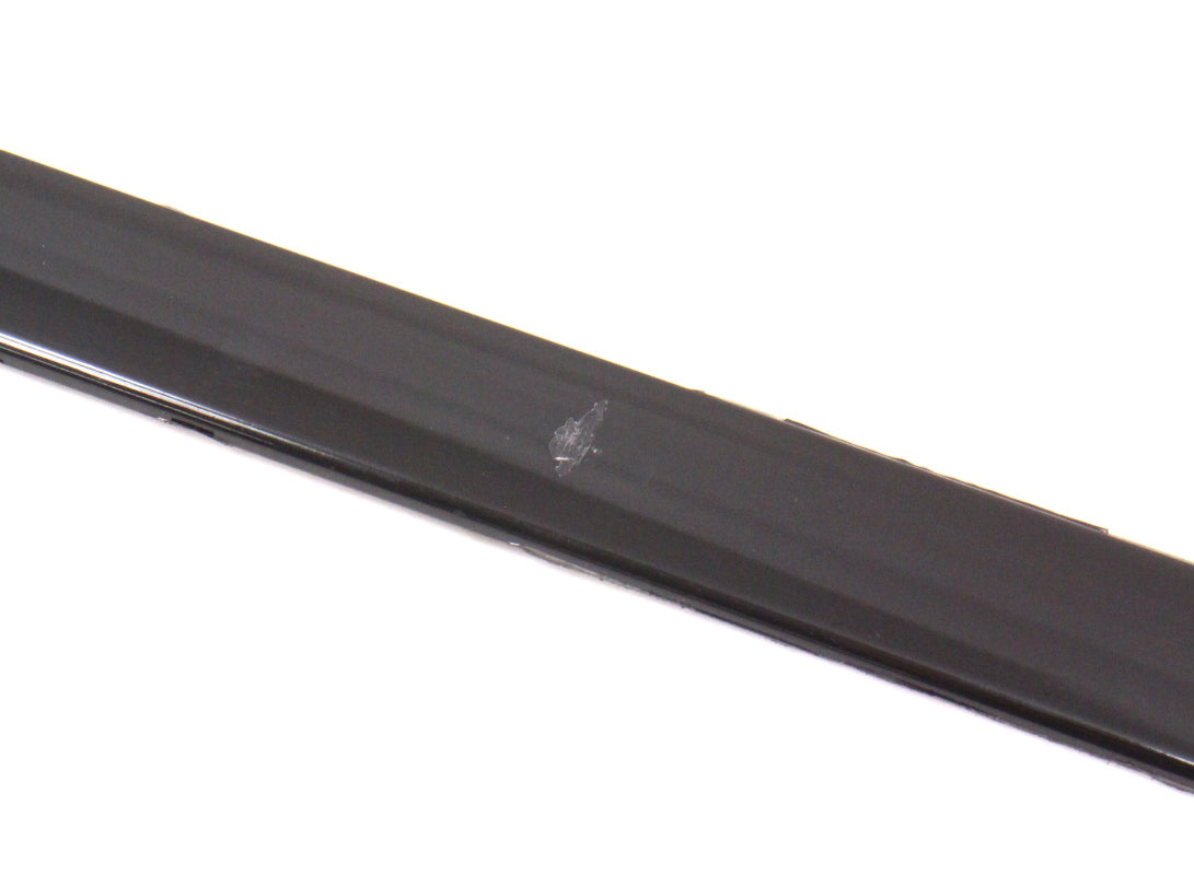 RH Front Center Door Molding Trim 98-01 Audi A6 - LY9B Black - Genuine