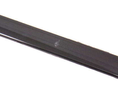 RH Front Center Door Molding Trim 98-01 Audi A6 - LY9B Black - Genuine