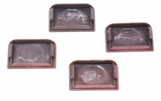 Rear Bumper Bolt Cap Covers 93-99 VW Jetta Golf GTI Cabrio MK3 - LC3T Indian Red