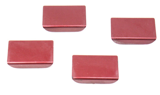 Rear Bumper Bolt Cap Covers 93-99 VW Jetta Golf GTI Cabrio MK3 - LC3T Indian Red