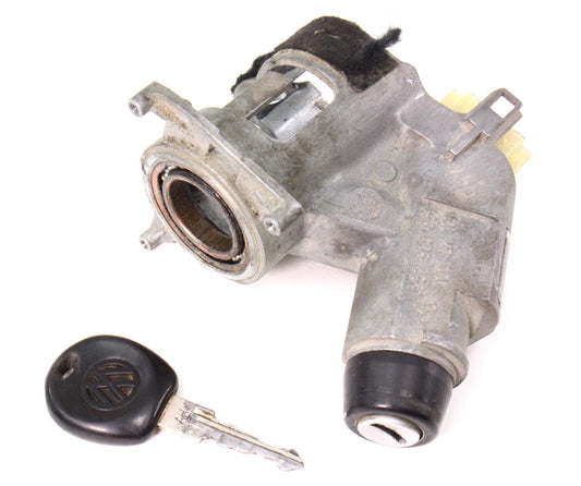 Ignition Collar & Key 93-99 VW Jetta Golf GTI Cabrio MK3 - Genuine - 357 905 851