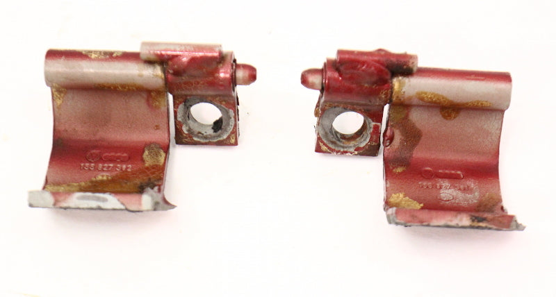 Trunk Hinges 80-93 VW Rabbit Convertible Cabriolet Mk1 ~ 155 827 301 / 302