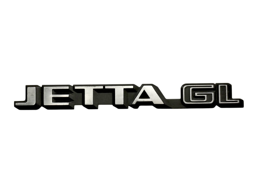 Trunk Emblem Rear Badge Logo 85-92 VW Jetta GL MK2 - Genuine - 165 853 687