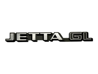 Trunk Emblem Rear Badge Logo 85-92 VW Jetta GL MK2 - Genuine - 165 853 687