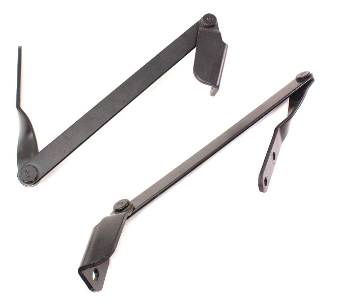 Convertible Top Rear Window Frame Supports Hinges 95-02 VW Cabrio MK3 - Genuine