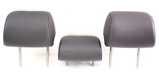Rear Headrest Head Rest Restraint Set 05-10 VW Jetta Rabbit MK5 ~ Anthracite