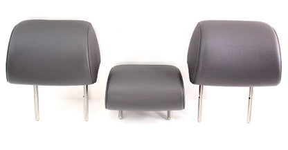 Rear Headrest Head Rest Restraint Set 05-10 VW Jetta Rabbit MK5 ~ Anthracite