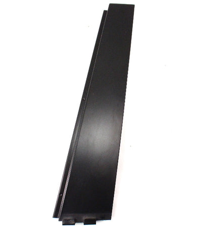LH Rear Door Exterior Pillar Trim Cover 06-10 VW Passat B6 Black - Genuine