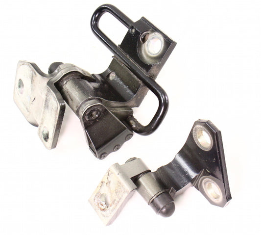 RH Front Door Hinges 06-10 VW Passat B6 - Genuine - LC9X - Black Pearl