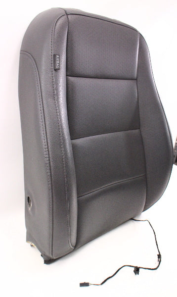 RH Front Seat Back Rest Gray Leatherette Cover & Foam 05-10 VW Jetta Rabbit Mk5