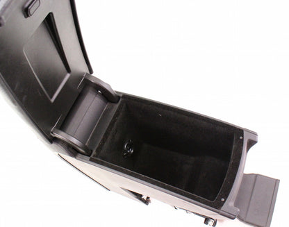 Black Front Center Console Armrest Arm Rest 06-10 VW Passat B6 - Genuine