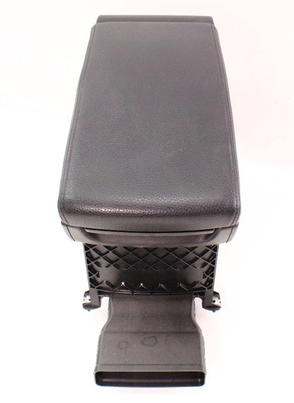 Black Front Center Console Armrest Arm Rest 06-10 VW Passat B6 - Genuine
