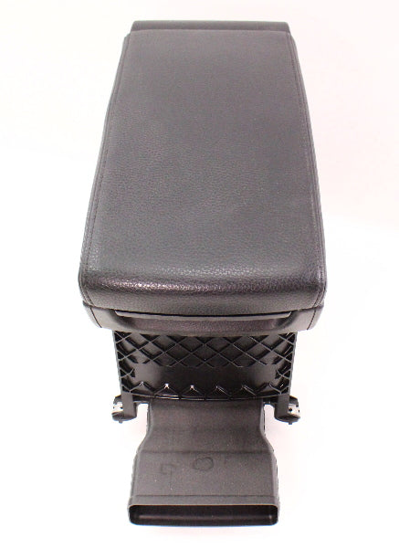 Black Front Center Console Armrest Arm Rest 06-10 VW Passat B6 - Genuine