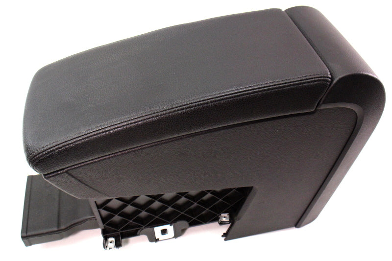 Black Front Center Console Armrest Arm Rest 06-10 VW Passat B6 - Genuine