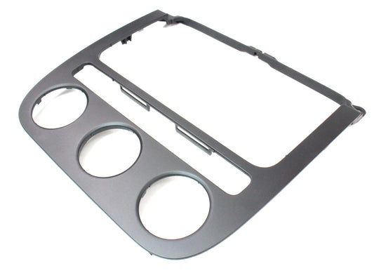 Radio Climate Control Dash Trim 05-10 VW Jetta Rabbit Golf MK5 - 1K0 858 071 E