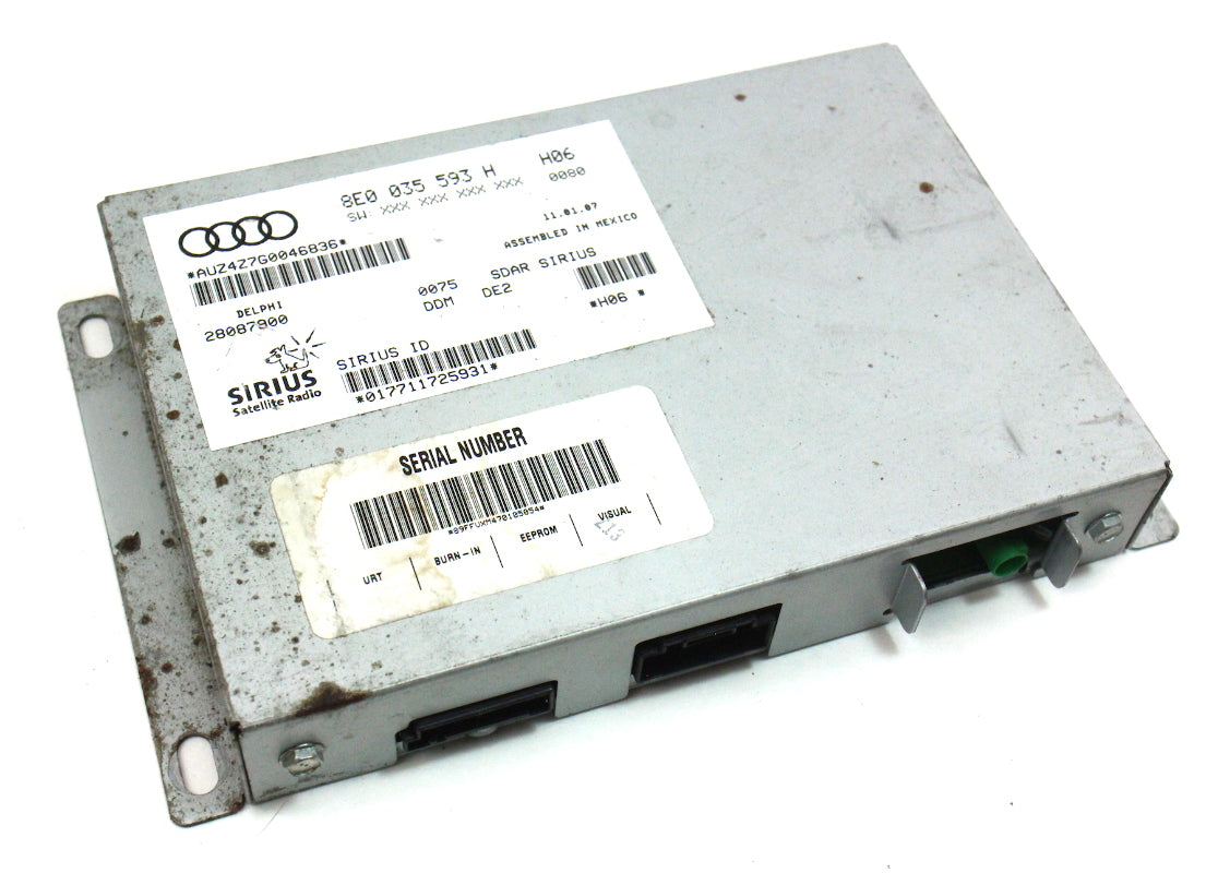 Sirius XM Radio Tuner Module VW Rabbit MK5 Passat Audi A3 A4 A6 - 8E0 035 593 Q