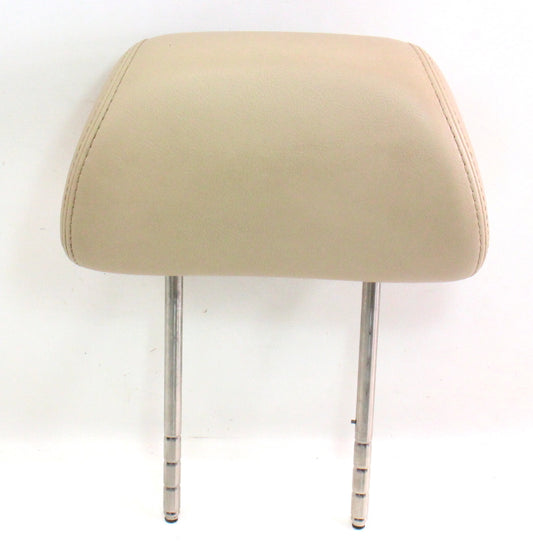 LH Front Seat Headrest 99-05 VW Jetta GTI MK4 Passat Beige Leather ~ Head Rest