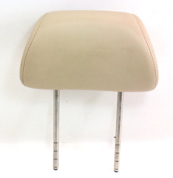 LH Front Seat Headrest 99-05 VW Jetta GTI MK4 Passat Beige Leather ~ Head Rest