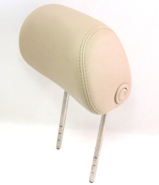 LH Front Seat Headrest 99-05 VW Jetta GTI MK4 Passat Beige Leather ~ Head Rest