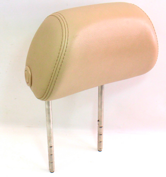 RH Front Seat Headrest 01-05 VW Passat B5.5 Sunshine Beige Leather ~ Head Rest