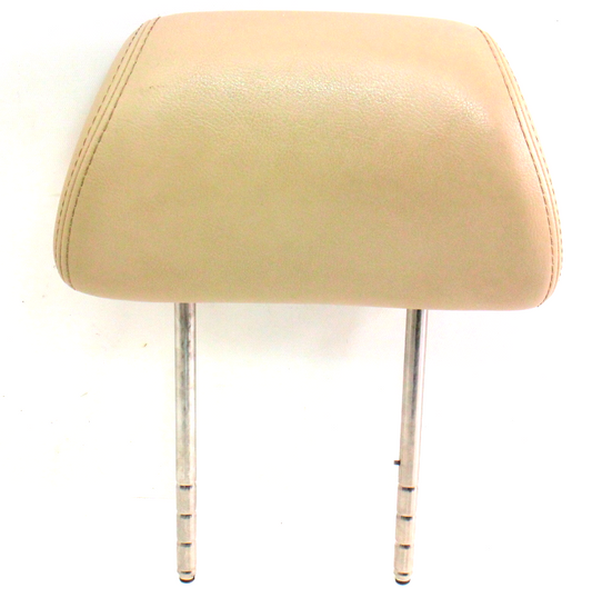 RH Front Seat Headrest 01-05 VW Passat B5.5 Sunshine Beige Leather ~ Head Rest