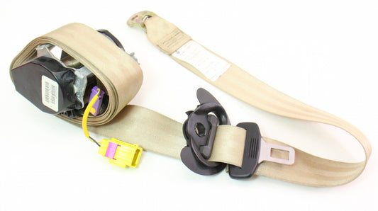 RH Front Seat Shoulder Belt 05-07 VW Jetta Rabbit MK5 - Beige - 1K4 857 706 C