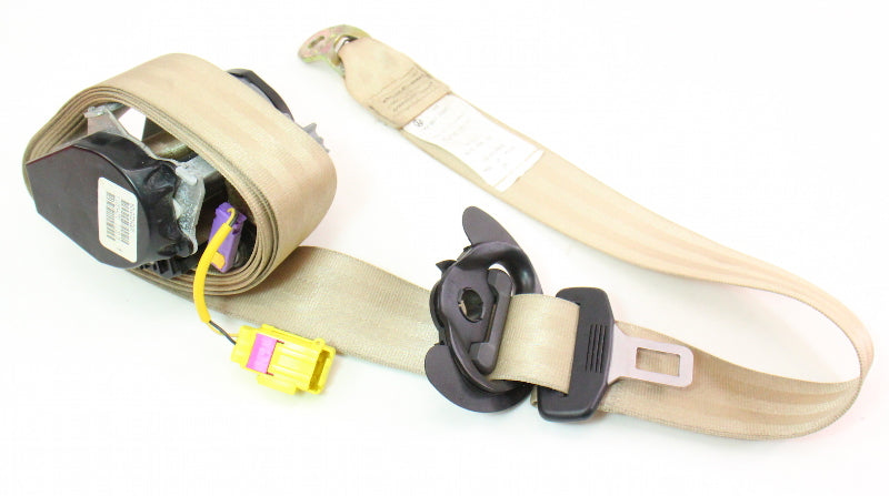 RH Front Seat Shoulder Belt 05-07 VW Jetta Rabbit MK5 - Beige - 1K4 857 706 C