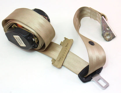 LH Rear Seatbelt 05-10 VW Jetta Rabbit MK5 - Beige Seat Belt - 1K5 857 805