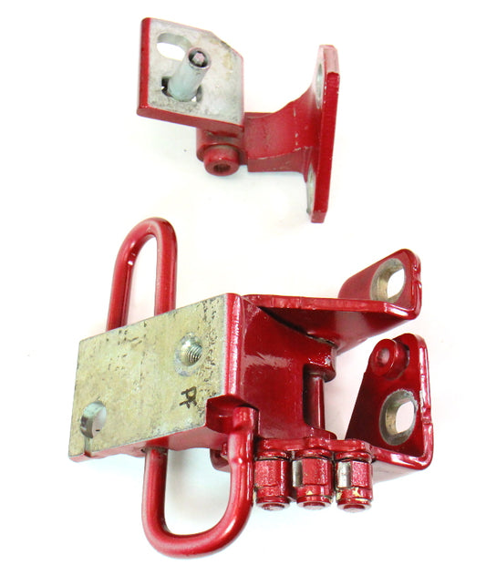 RH Front Door Hinges 05-10 VW Jetta Rabbit GTI MK5 - LA3W Red - 1K0 831 412 K