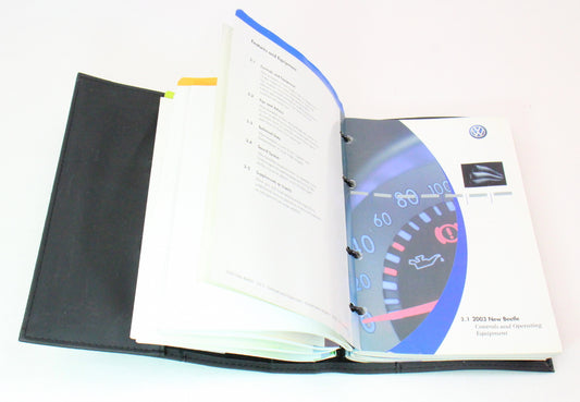 Owners Manual Book 2003 VW New Beetle  - Genuine