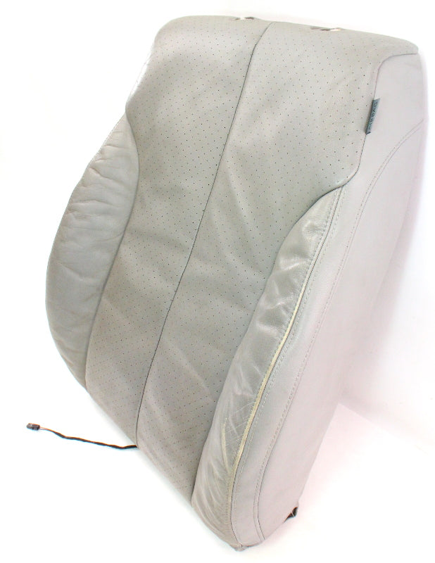 LH Front Seat Back Rest Foam & Cover 06-10 VW Passat B6  - Grey Leather