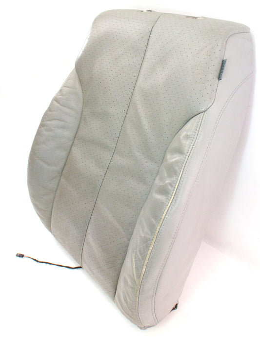 LH Front Seat Back Rest Foam & Cover 06-10 VW Passat B6  - Grey Leather