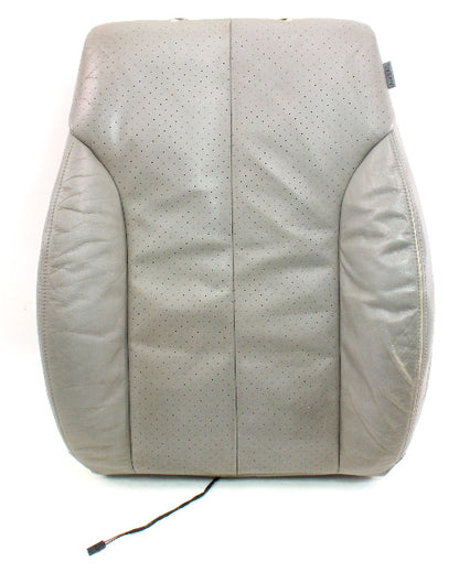 LH Front Seat Back Rest Foam & Cover 06-10 VW Passat B6  - Grey Leather