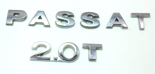 Trunk Emblem Badge Letters 06-10 VW Passat B6 2.0T - Genuine