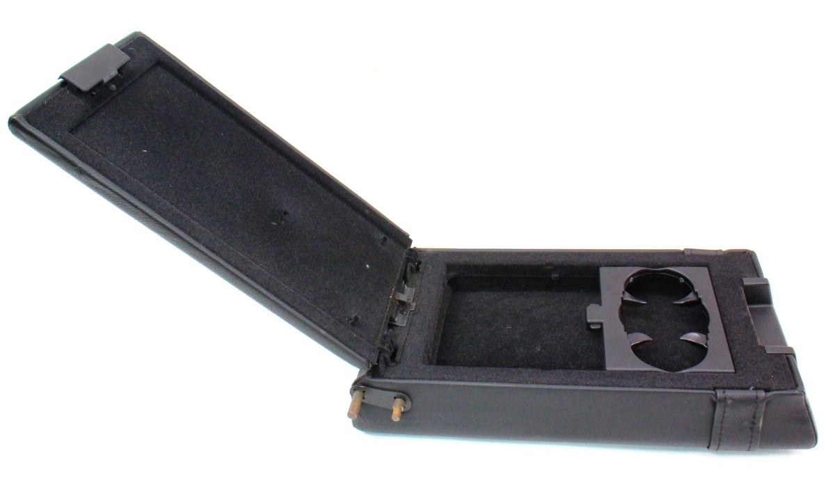Black Leather Rear Seat Armrest 01-05 VW Passat B5.5 Arm Rest - Genuine